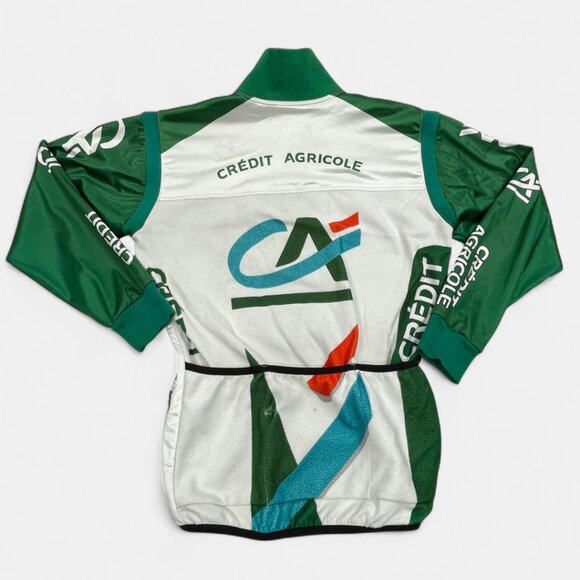 Nalini 90's Credit Agricole Insulated Winter Cold Cycling Jacket Jersey Men's M - Picture 3 of 11